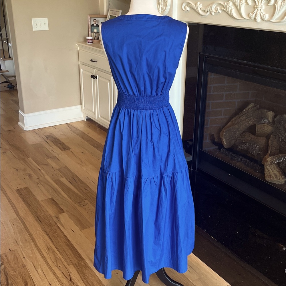 Flying Tomato Mystic Mirage Woven Midi Dress Blue New - Picture 7 of 13